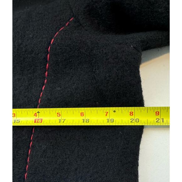 Coldwater Creek Womens Small Black Embroidered Snap Button Wool Cardigan (READ) - Picture 3 of 13